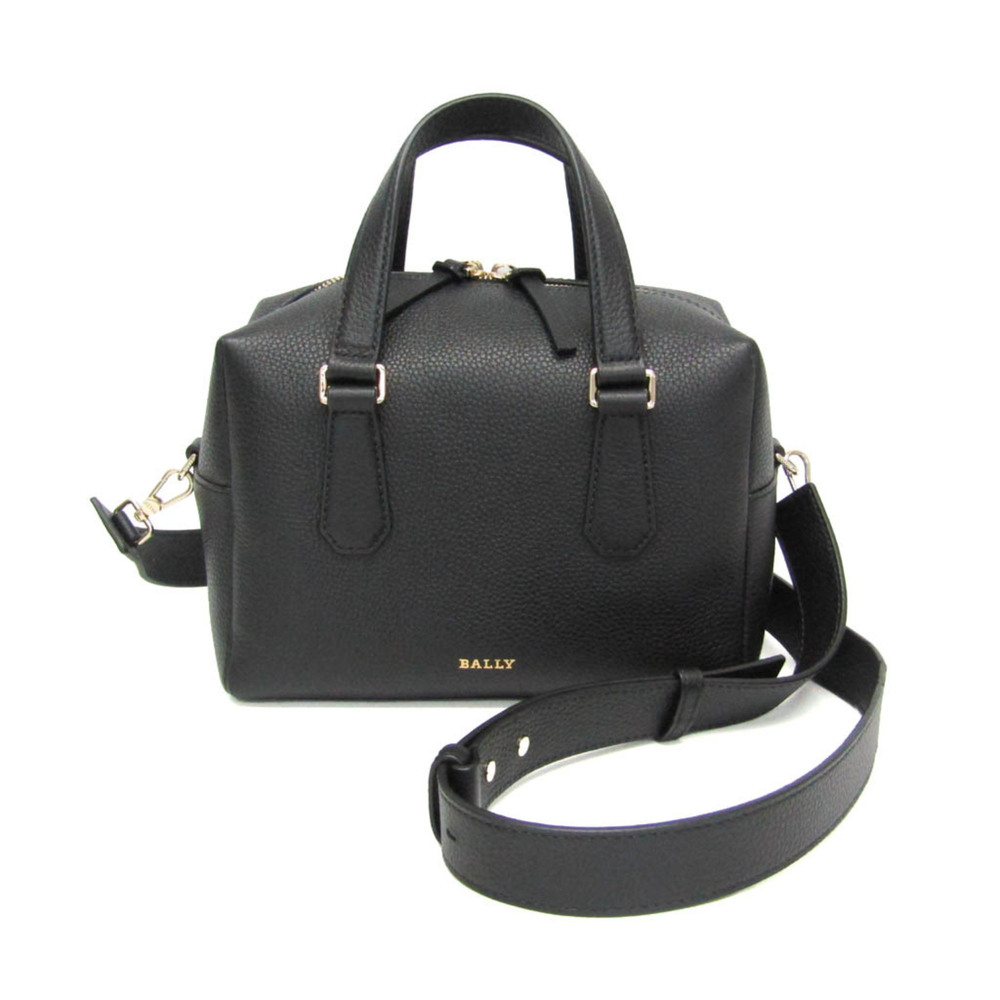 Bally KAIRI Women's Leather Handbag,Shoulder Bag Black